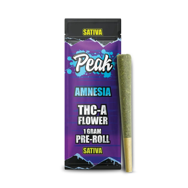 Peak High Potency THCA Prerolls - Amnesia