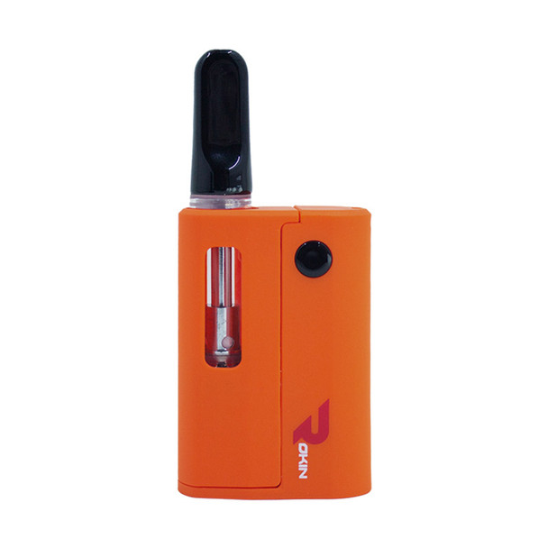 Rokin Mini Tank 510 Thread Vape Battery Kit - Orange