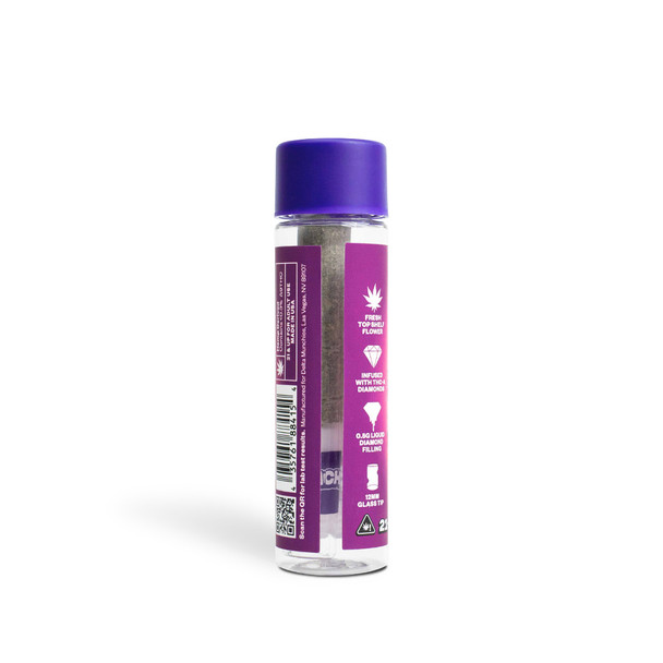 Delta Munchies Jelly Hole THCA Diamond Infused Preroll - Acai Berry Jam Back