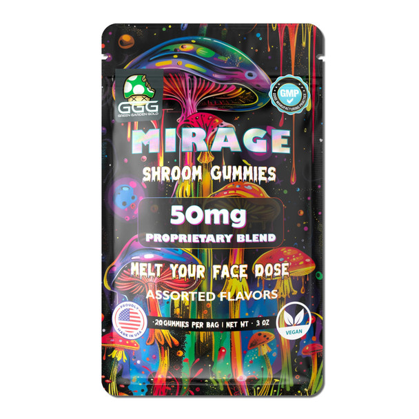 Green Garden Gold Mirage Shroom Gummies - 20 count Green Garden Gold Mirage Shroom Gummies - 20 count