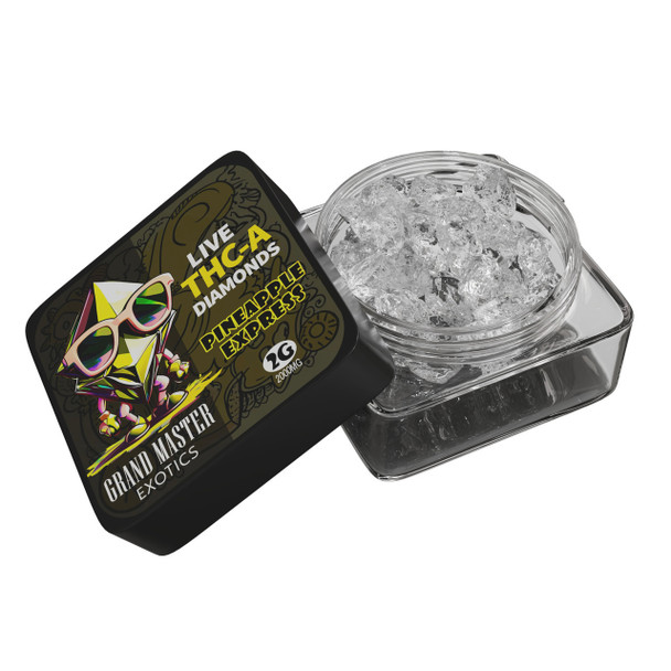 Grand Master Exotics Live THC-A Diamonds - Pineapple Express