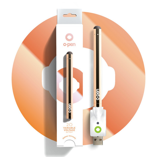 O.pen 2.0 Variable Voltage 510-Thread Battery - Rose Gold O.pen 2.0 Variable Voltage 510-Thread Battery - Rose Gold