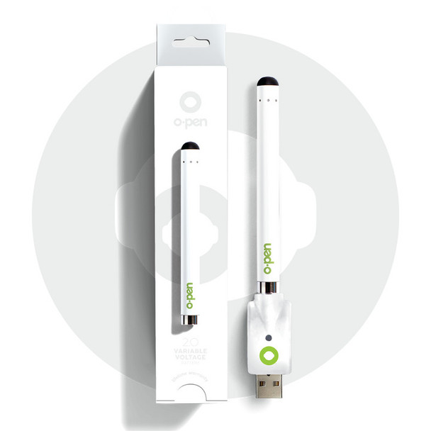 O.pen 2.0 Variable Voltage 510-Thread Battery - White O.pen 2.0 Variable Voltage 510-Thread Battery - White