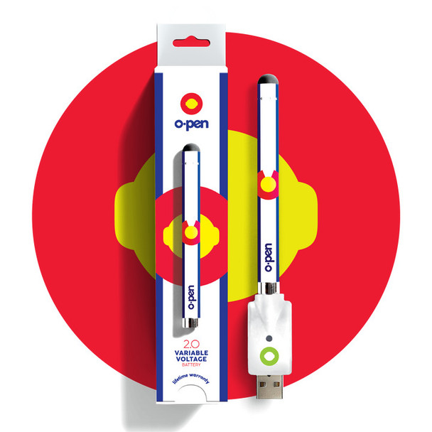 O.pen 2.0 Variable Voltage 510-Thread Battery - Colorado O.pen 2.0 Variable Voltage 510-Thread Battery - Colorado