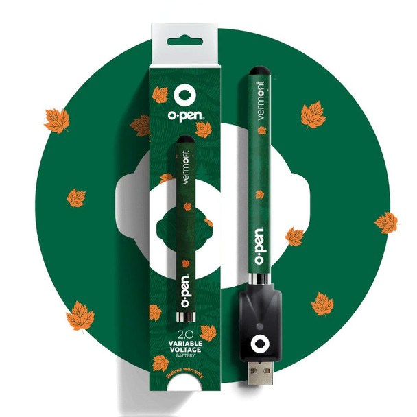 O.pen 2.0 Variable Voltage 510-Thread Battery - Vermont O.pen 2.0 Variable Voltage 510-Thread Battery - Vermont