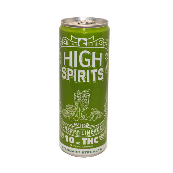 High Spirits Delta 9 THC 10mg Infused Cannabis Seltzer - Cherry Limeade High Spirits Delta 9 THC 10mg Infused Cannabis Seltzer - Cherry Limeade