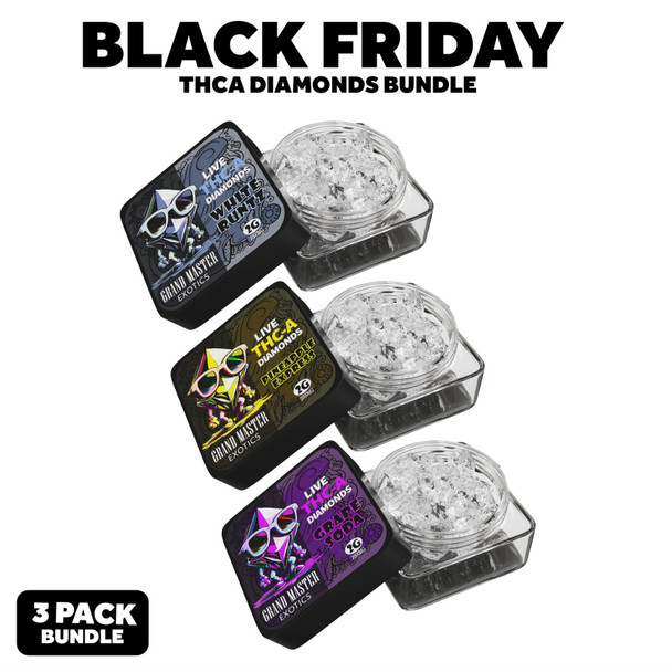 Pops Premium Live THCA Diamonds Black Friday 3 Pack Bundle