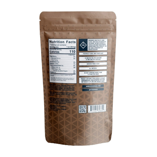 Xite Delta 9 THC + CBD Chocolate Popcorn - Back