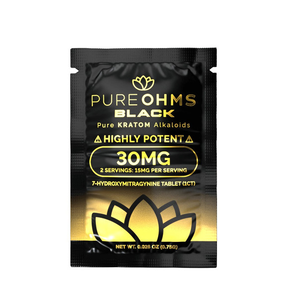 Pure OHMS Black 7-OH Pure Kratom Alkaloid Tablet