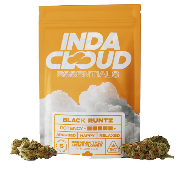 IndaCloud Essentials THCA Flower - Black Runtz