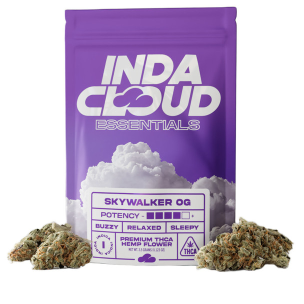 IndaCloud Essentials THCA Flower - Skywalker OG