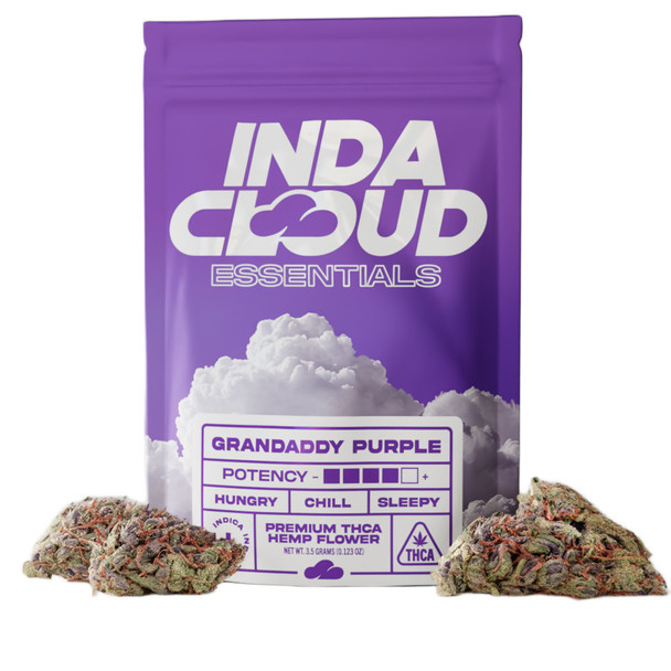 IndaCloud Essentials THCA Flower - Granddaddy Purp