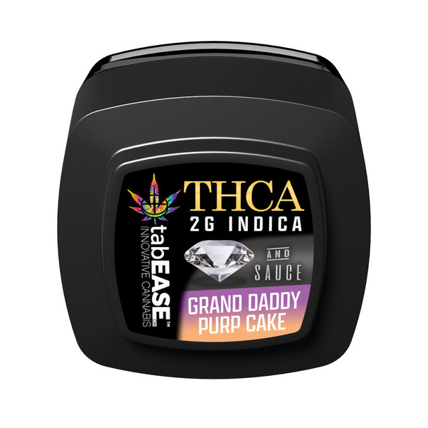 TabEASE THCA 2G Diamonds & Sauce - Granddaddy Purp Cake