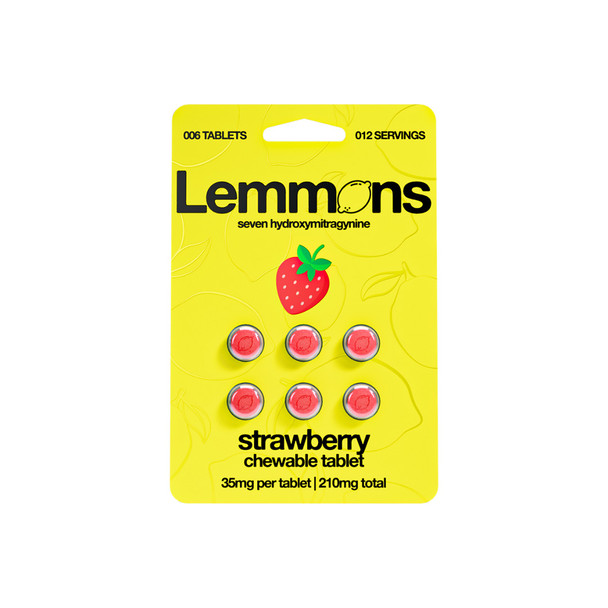Lemmons Seven Hydroxymitragynine 7-OH 35mg Tablets - Strawberry