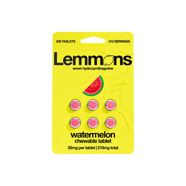 Lemmons Seven Hydroxymitragynine 7-OH 35mg Tablets - Watermelon
