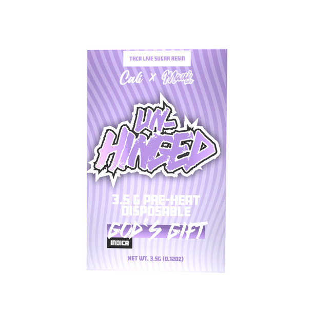 Cali x Maui Labs Unhinged THCA Live Sugar Resin 3.5G Disposable Vape Pen - God’s Gift