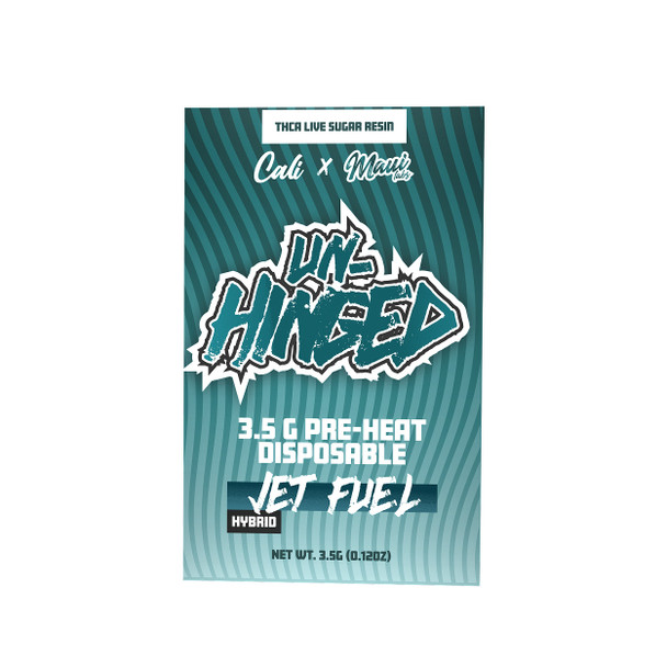 Cali x Maui Labs Unhinged THCA Live Sugar Resin 3.5G Disposable Vape Pen - Jet Fuel