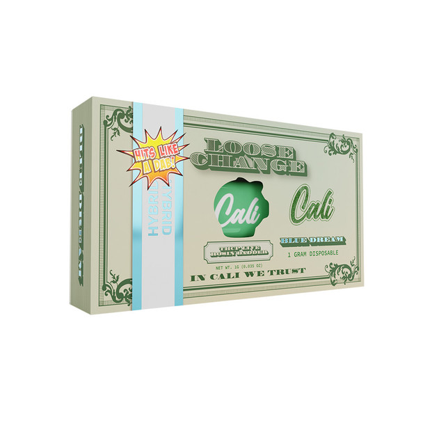 Cali Loose Change THCP Live Rosin Badder 1G Disposable Vape Pen - Blue Dream