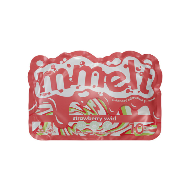 Mmelt Magic Mushroom Gummies - Strawberry Swirl Mmelt Magic Mushroom Gummies - Strawberry Swirl