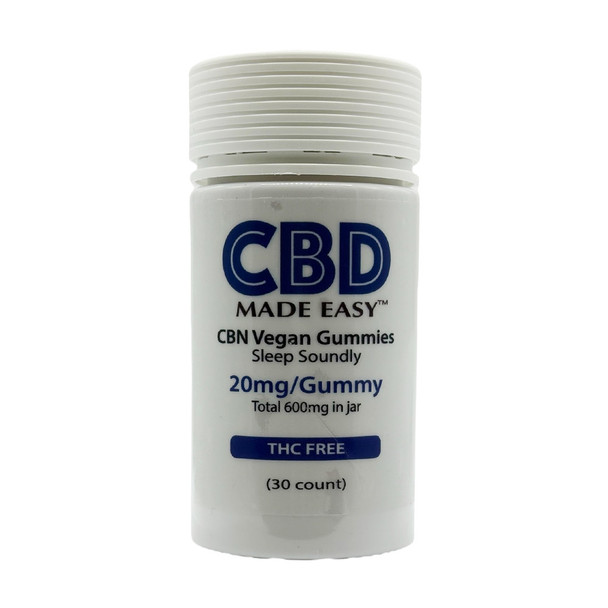 CBD Made Easy Sleep Soundly CBN Organic Vegan Gummies