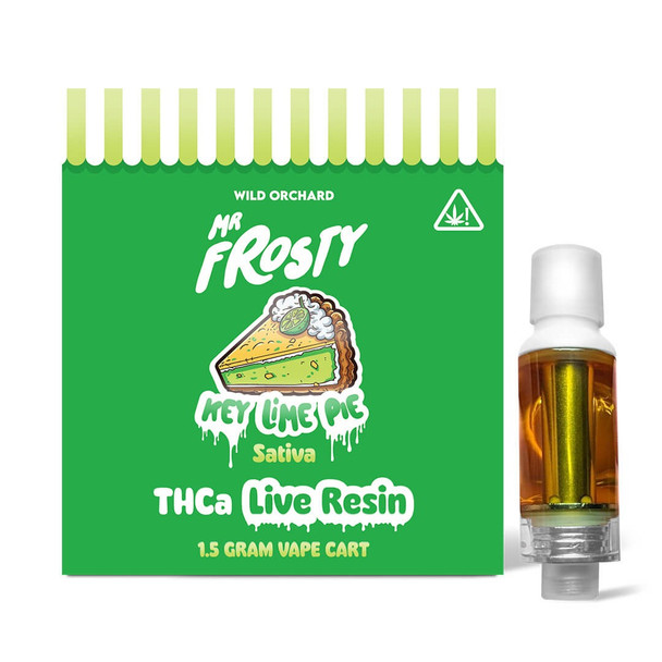 Mr. Frosty THCA Live Resin 1.5G Vape Cartridge - Key Lime Pie