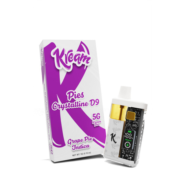 Kream Pies Crystalline D9 5G Disposable Vape Pen - Grape Pie