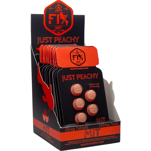 FIX MIT 5 Pack Kratom Tablets - Just Peachy Display