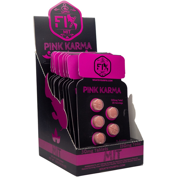 FIX MIT 5 Pack Kratom Tablets - Pink Karma Display