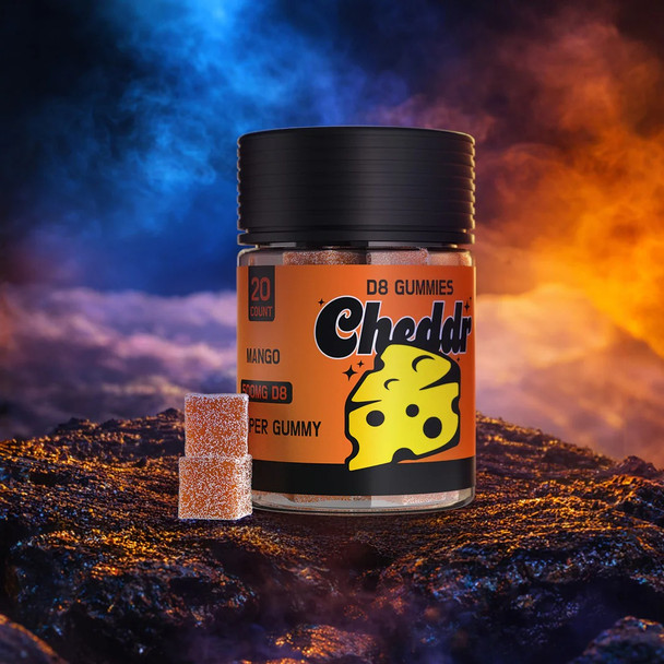 Cheddr Delta 8 THC Gummies - Mango
