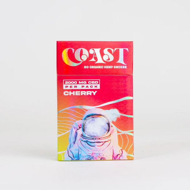 Coast Organic CBD Hemp Smokes - Cherry