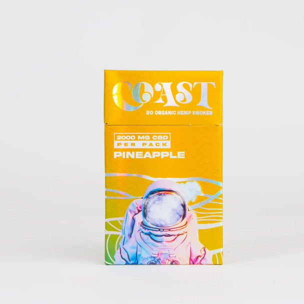 Coast Organic CBD Hemp Smokes - Pineapple