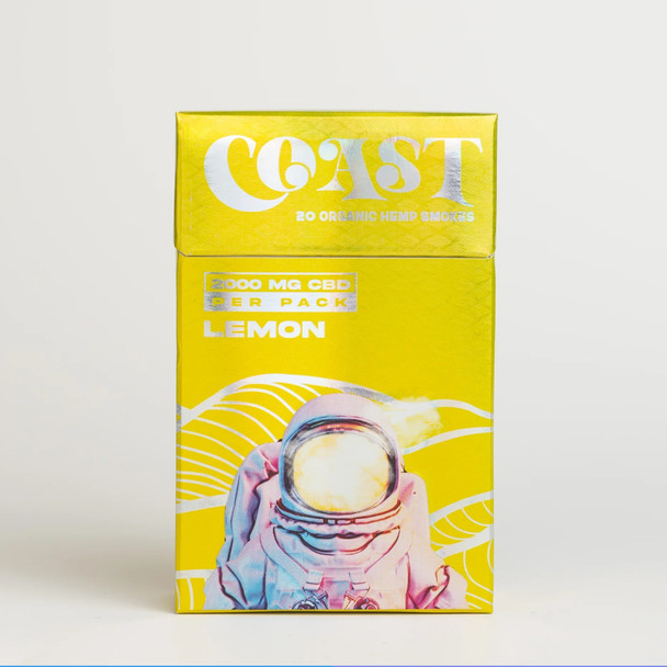 Coast Organic CBD Hemp Smokes - Lemon