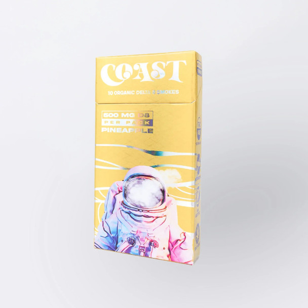 Coast Organic Delta 8 THC Smokes - Pineapple
