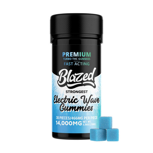 Blazed Turbo THC Gummies - Electric Wave