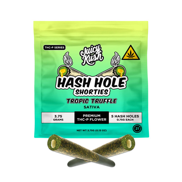 Juicy Kush Premium THC-P Flower Hash Hole Shorties - Tropic Truffle