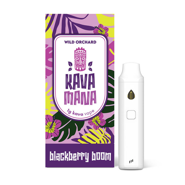 Wild Orchard KavaMana 1G Disposable Vape Pen - Blackberry Boom