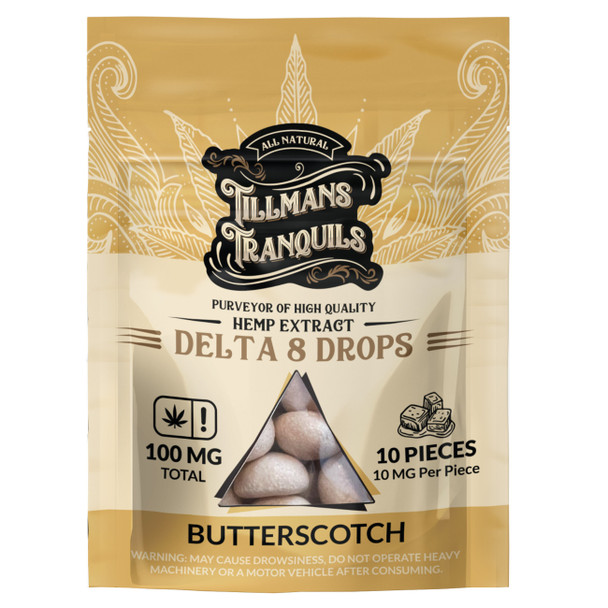 Tillmans Tranquils Delta 8 THC Mints - Calm Leaf