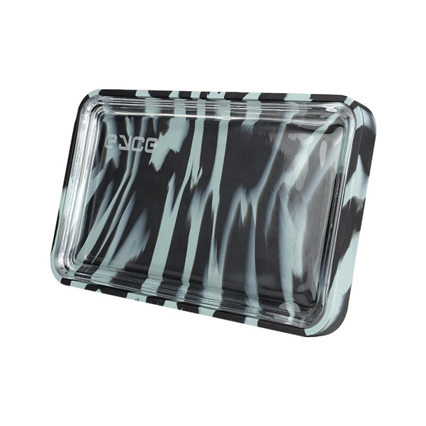 Eyce ProTeck Glass Rolling Tray - Black