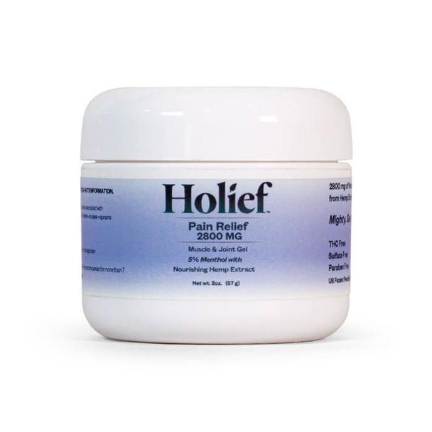 Holief Broad Spectrum CBD Holi Freeze Muscle + Joint Relief Gel - Front