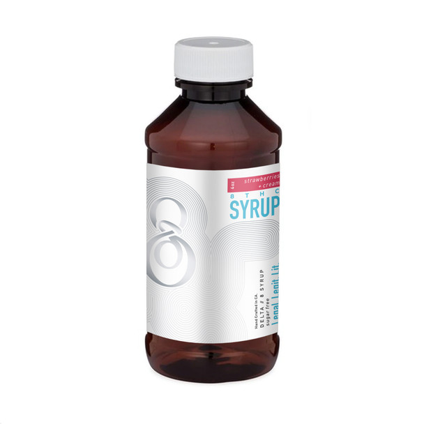 8 THC Delta 8 Sugar Free Syrup - Strawberries & Cream