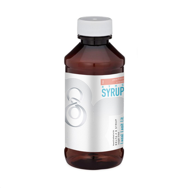 8 THC Delta 8 Sugar Free Syrup - Peaches & Cream