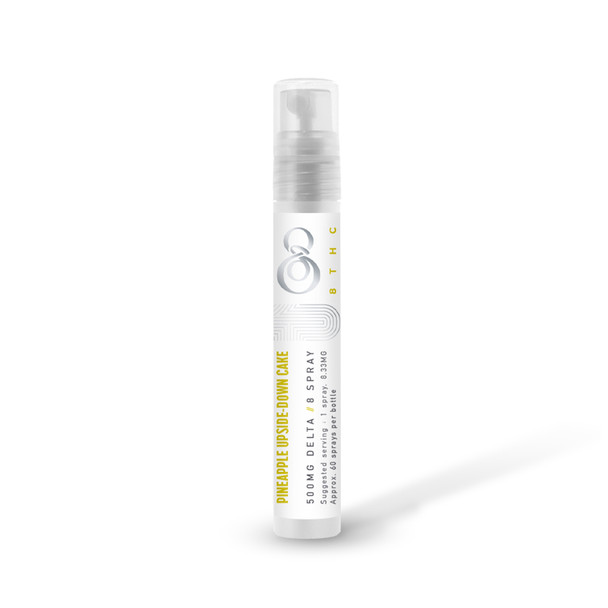 8 THC Delta 8 Tincture Spray - Pineapple Upside-Down Cake