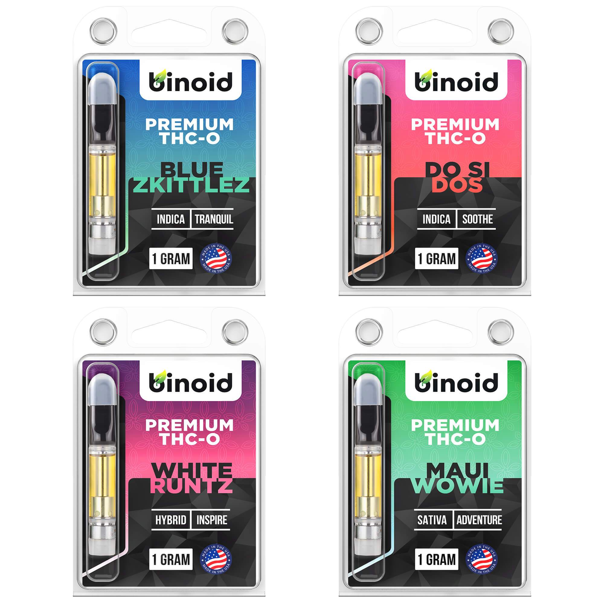 Binoid THC-O Acetate Vape Cartridge - Calm Leaf
