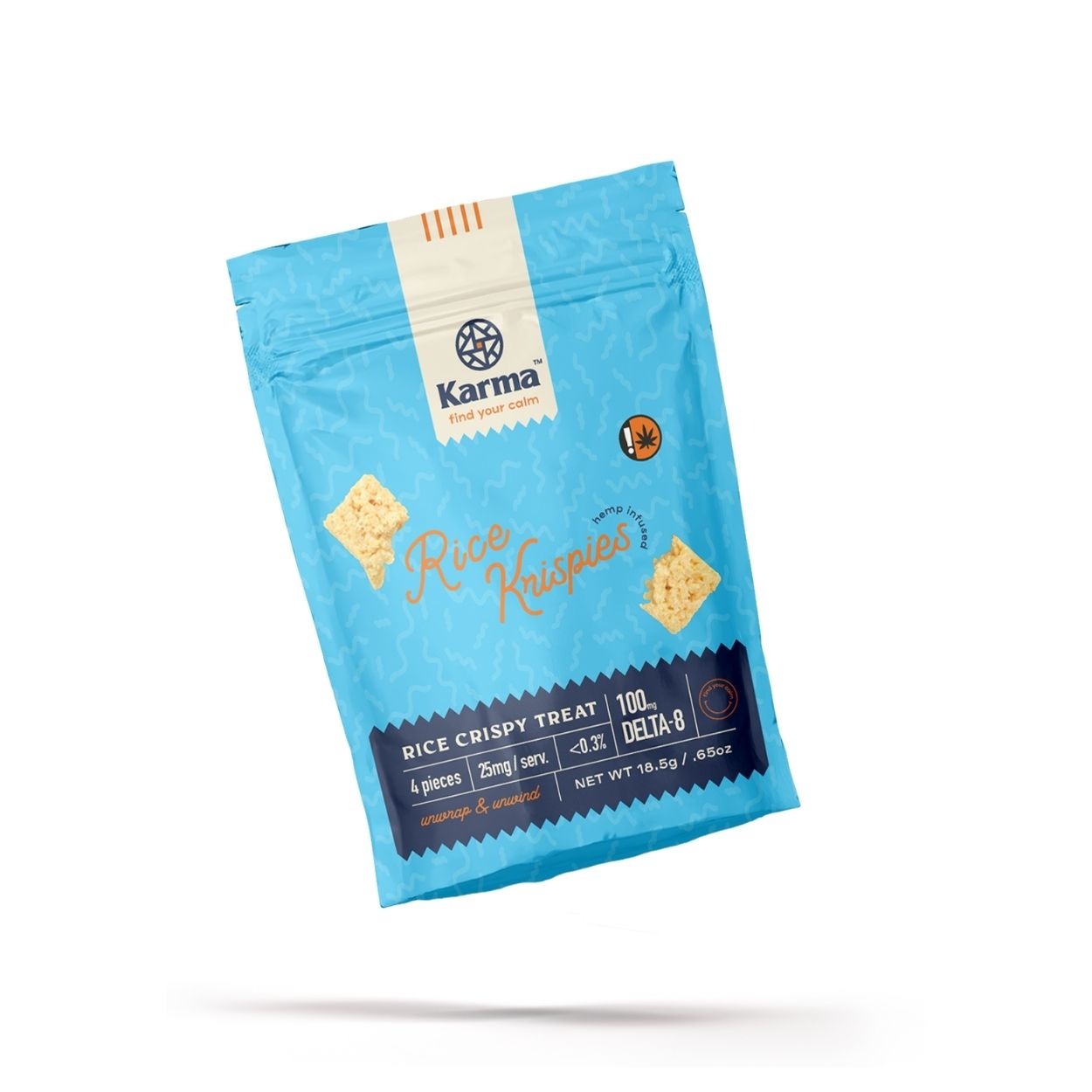 Flowerz Delta 8 THC Cereal Treats - Calm Leaf