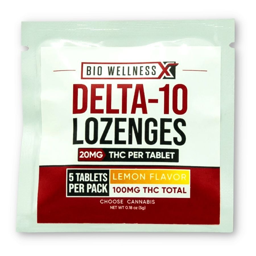 BioWellnessX Delta 10 THC Chewable Tablets - Calm Leaf