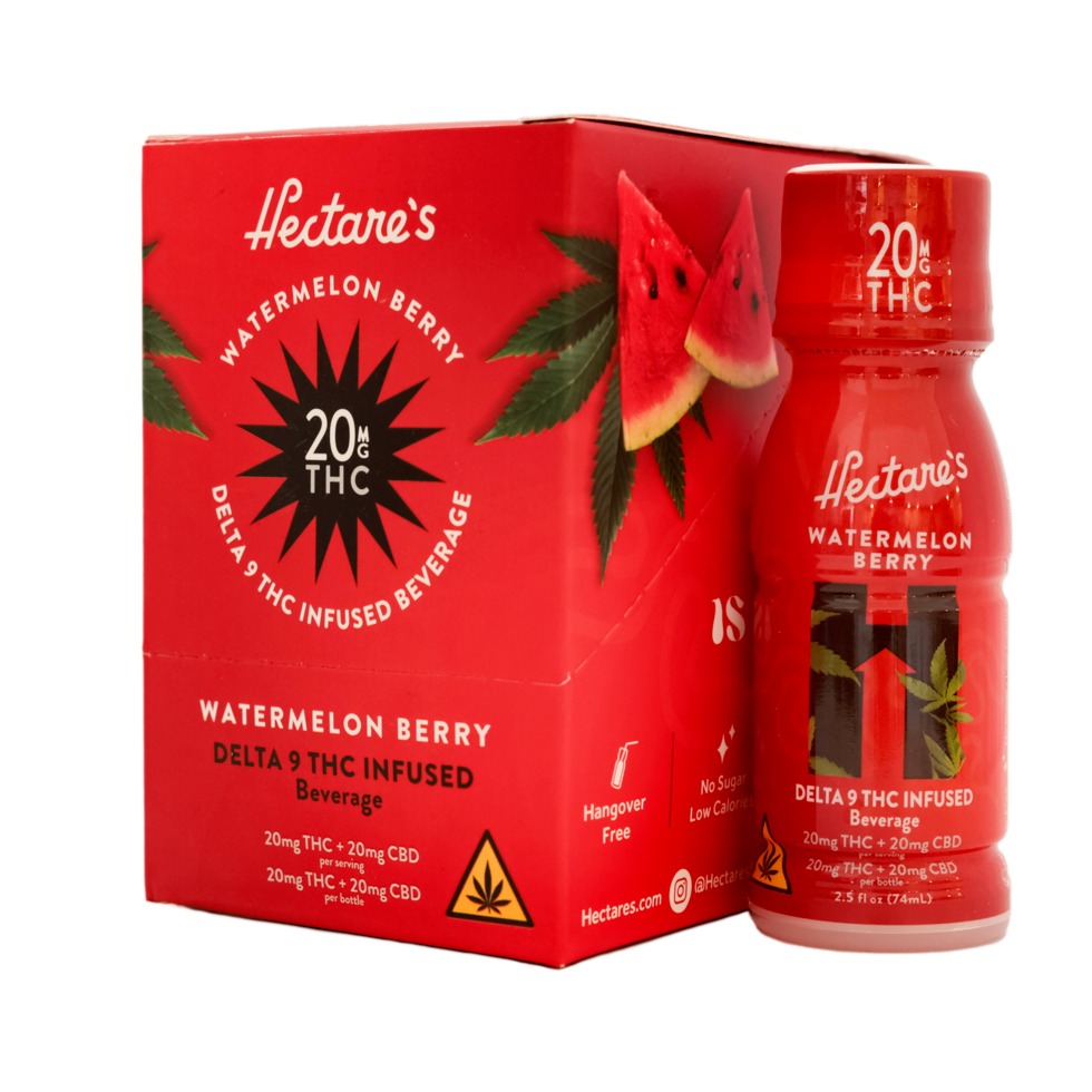 Hectare's Delta 9 THC + CBD Infused Beverage - Calm Leaf