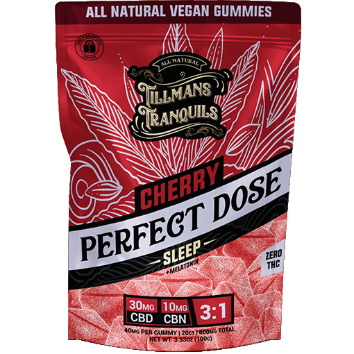 Tillmans Tranquils CBN + CBD 31 Blend Cherry Sleep Melatonin