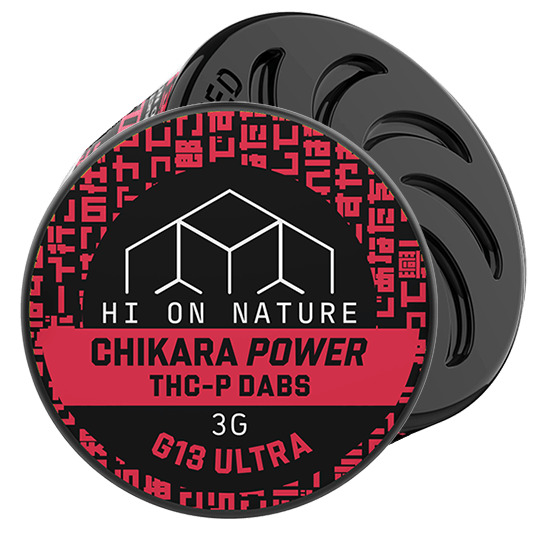 Hi On Nature Chikara Power THCp + HHCp Live Resin 3G Dabs - Calm Leaf