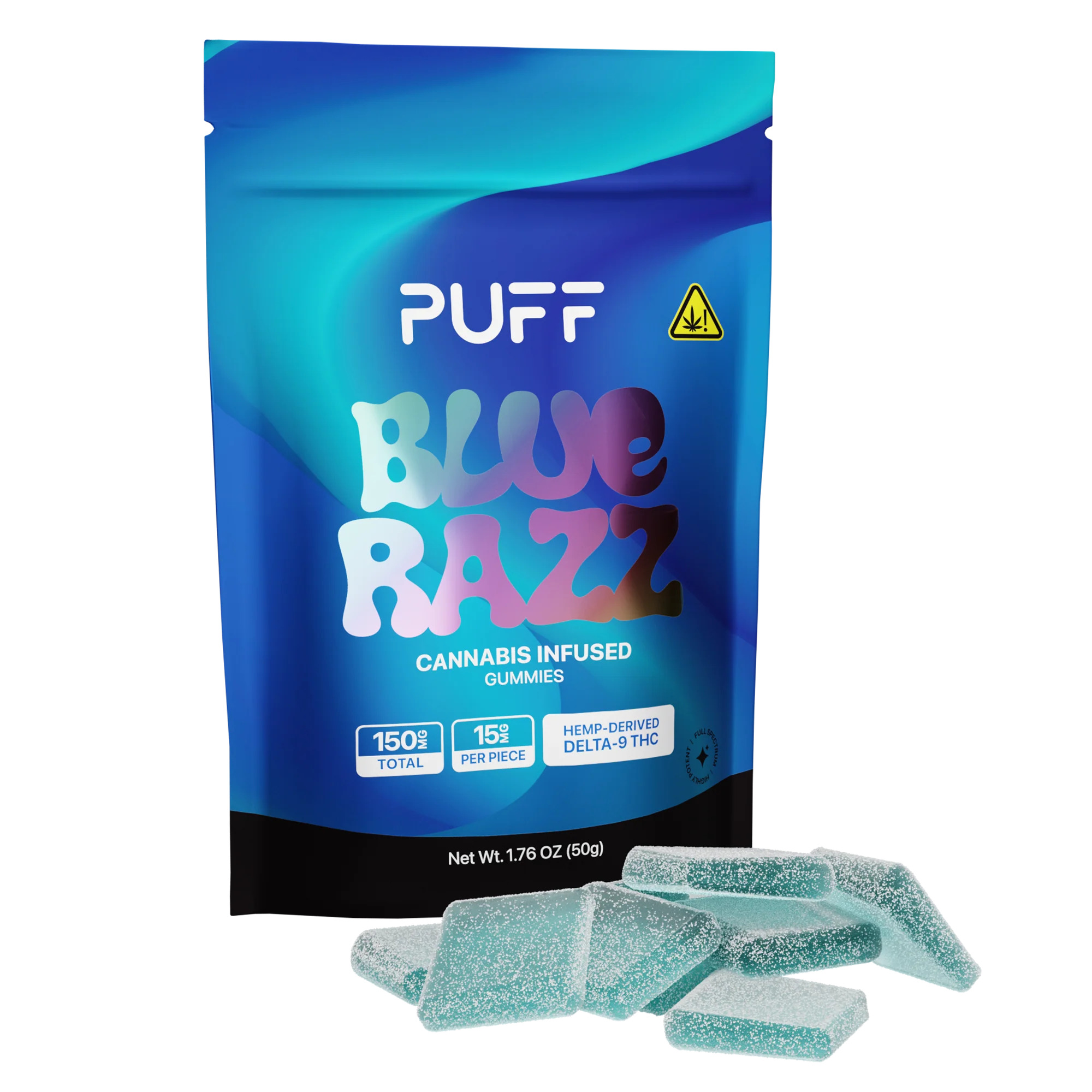 PUFF Delta 9 THC Cannabis Gummies The Calm Leaf