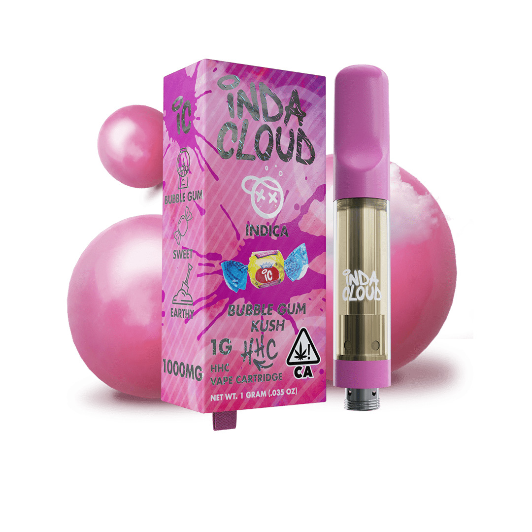 IndaCloud HHC 1ml Vape Cartridge The Calm Leaf